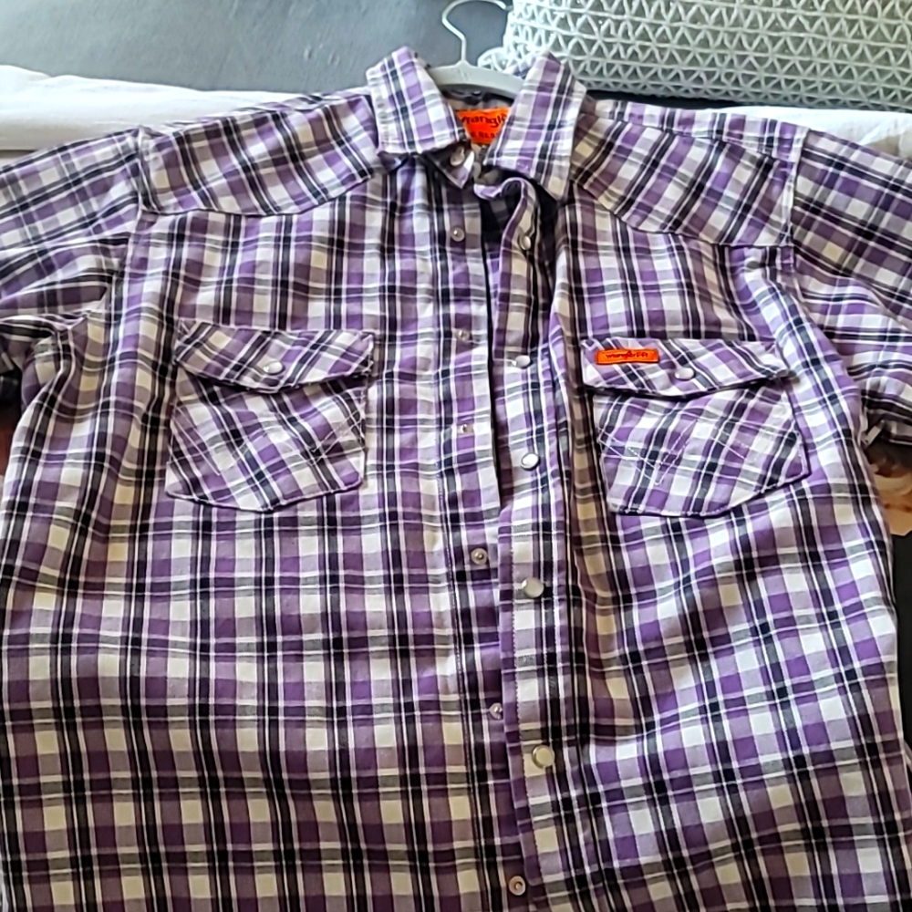 Mens Wrangler FR Shirt Size Large Tall